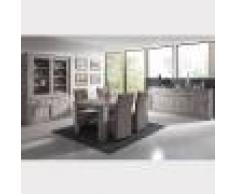 Kasalinea Salle a manger complete contemporaine couleur bois GARANCE