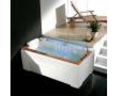 Distribain Baignoire balnéo rectangulaire G-Sumba whirlpool 26 jets