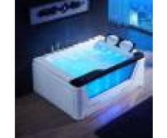 Distribain Baignoire balnéo rectangulaire Panama whirlpool 51 jets