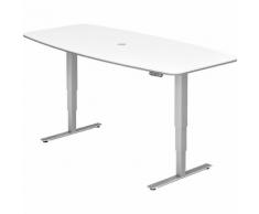 Table de conférence, l x p 2200 x 1030 mm réglage électrique de la hauteur de 620 à 1270 mm