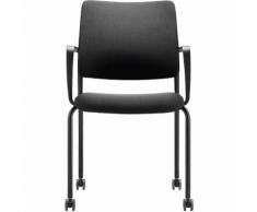 Chaise de conférence TO-SYNC meet avec dossier rembourré, lot de 4 | TrendOffice