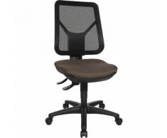 Chaise de bureau pivotante ergonomique dossier résille | Topstar