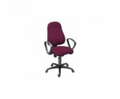 Chaise de bureau pivotante, contact permanent et assise Orthositz® avec Body Balance Tec® et accoudoirs | Topstar