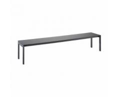 Banc de vestiaire à piétement acier L x h x p 2000 x 415 x 400 mm | EUROKRAFTpro