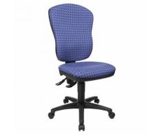 Chaise de bureau pivotante standard sans accoudoirs, avec soutien lombaire | Topstar