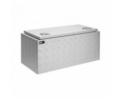 MSW Coffre de rangement aluminium - 91 x 44,5 x 43 cm - 119 l MSW-ATB-910