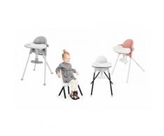 Chaise haute évolutive 2 en 1 style scandinave Pini Kinderkraft : rose