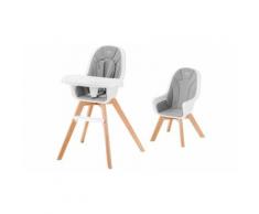 Chaise haute bébé 2 en 1 Tixi de Kinderkraft : Rose