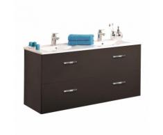 NEOVA Meuble sous vasque ANGELO graphite mat 2 tiroirs coulissants - NEOVA