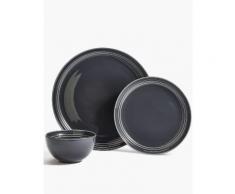 Marks & Spencer Marlowe– Service de table 12pièces - Gris