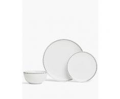 Marks & Spencer Tally– Service de table 12pièces - Noir