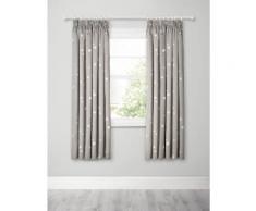 Marks & Spencer Rideaux occultants à galon fronceur et motif étoiles pour enfants - Gris - 160 cm de largeur x 229 cm de hauteur