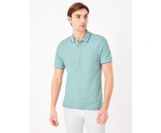 Marks & Spencer Polo coupe large 100% coton à bordures contrastées - Bleu marin - XS