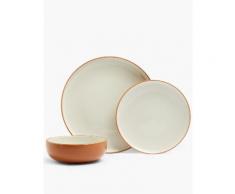 Marks & Spencer Tribeca– Service de table 12pièces aspect mat - Rose