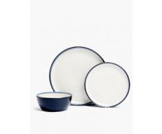 Marks & Spencer Amberley– Service de table 12pièces - Bleu