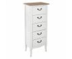 Atmosphera Chiffonnier "Chrysa" blanche