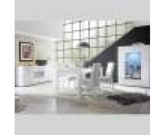 NOUVOMEUBLE Salle à manger design blanc laqué SANDREA