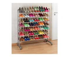 Etagère à chaussure extensible à roulette