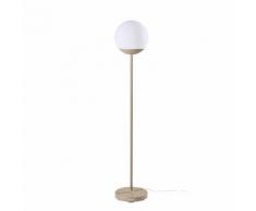 MOOON!-Lampadaire d'extérieur LED H134cm sans fil avec bluetooth muscade Fermob - designé par Tristan Lohner