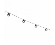 HOOP-Guirlande LED d'extérieur 8 anneaux avec variateur Bluetooth polypropylène L1200cm Cactus Fermob - designé par Design Do