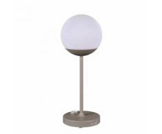 MOOON-Lampe nomade LED d'extérieur rechargeable H40cm muscade Fermob - designé par Tristan Lohner