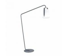 BALAD-Lampe nomade LED d'extérieur avec pied déporté H190cm gris orage Fermob - designé par Tristan Lohner