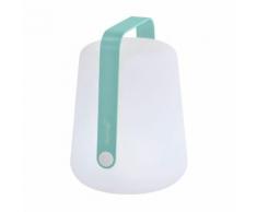 BALAD-Lampe nomade LED d'extérieur H38cm bleu lagune Fermob - designé par Tristan Lohner