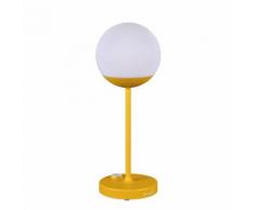 MOOON-Lampe nomade LED d'extérieur rechargeable H40cm miel Fermob - designé par Tristan Lohner