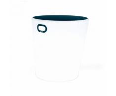 INOUÏ-Tabouret lumineux LED d'extérieur avec variateur Bluetooth métal H44cm Bleu Acapulco Fermob - designé par Design Do