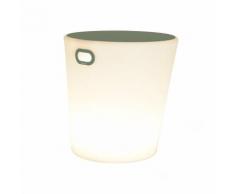 INOUÏ-Tabouret lumineux LED d'extérieur avec variateur Bluetooth métal H44cm Cactus Fermob - designé par Design Do