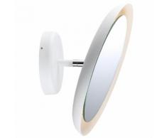 IP S10-Miroir lumineux LED grossissant de salle de bain Métal/Verre Ø30cm Blanc Nordlux - designé par Bønnelycke MDD