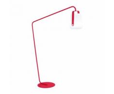 BALAD-Lampe nomade LED d'extérieur avec pied déporté H190cm Rose praline Fermob - designé par Tristan Lohner