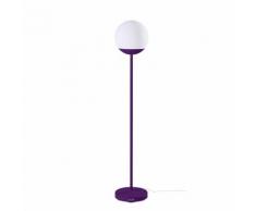 MOOON!-Lampadaire d'extérieur LED H134cm sans fil avec bluetooth aubergine Fermob - designé par Tristan Lohner