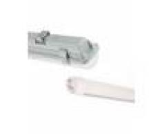 Silumen Kit De Réglette Led Étanche + Tube Néon Led 120cm T8 36w Blanc Chaud 2300k - 3500k