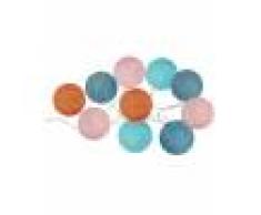Silumen Guirlande Lumineuse Boule 10 Pcs Pop À Piles 6cm