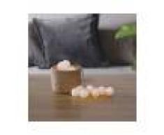 Silumen Guirlande Lumineuse Boule 16pcs À Piles 3,5cm Blanc