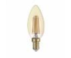 SILAMP Ampoule LED E14 Filament 4W C35 Bougie - Blanc Chaud 2300K - 3500K