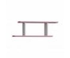 Étagère double murale enfant - Rose