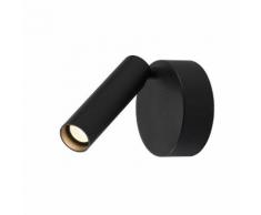 KARPO-Applique Spot liseuse LED H12,5cm Noir SLV