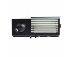 BINY-Applique de chevet LED Droite avec liseuse Métal L27cm noir et blanc DCW Editions