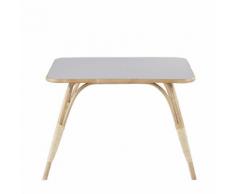 Table enfant vintage coloris gris et naturel Lila