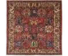 Nain Trading Tapis D'orient Bakhtiar Sherkat 204x201 Carré Rouille/Violet (Laine, Perse/Iran, Noué à la main)