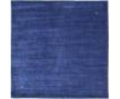 Nain Trading Tapis D'orient Loom Gabbeh 251x250 Carré Bleu Foncé/Violet (Laine, Inde, Travaux d'aiguille)