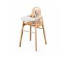 Combelle Chaise haute bébé Lili vernis naturel