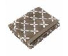 Linnea Serviette de toilette 50x100 cm SHIBORI floral Beige 100% coton 500 g/m2