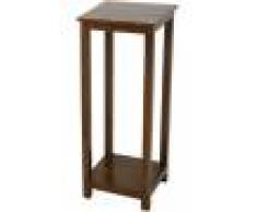 Lot de 3 sellettes hévéa massif teinté chêne