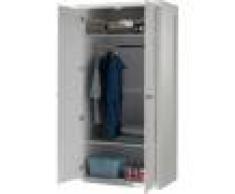 Armoire enfant laqué blanc 2 portes LEWIS