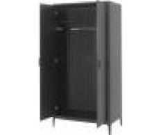 Armoire enfant brun foncé 2 portes