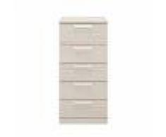 Terre de Nuit Chiffonnier 5 tiroirs imitation bois clair - CF5029