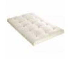 Terre de Nuit Matelas futon écru en coton 140x200